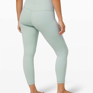 Lululemon Align 25” Hazy Jade size 4